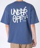UNDEROFF Oversized Crew Neck Graffiti Back Logo Short Sleeve T-Shirt White Black