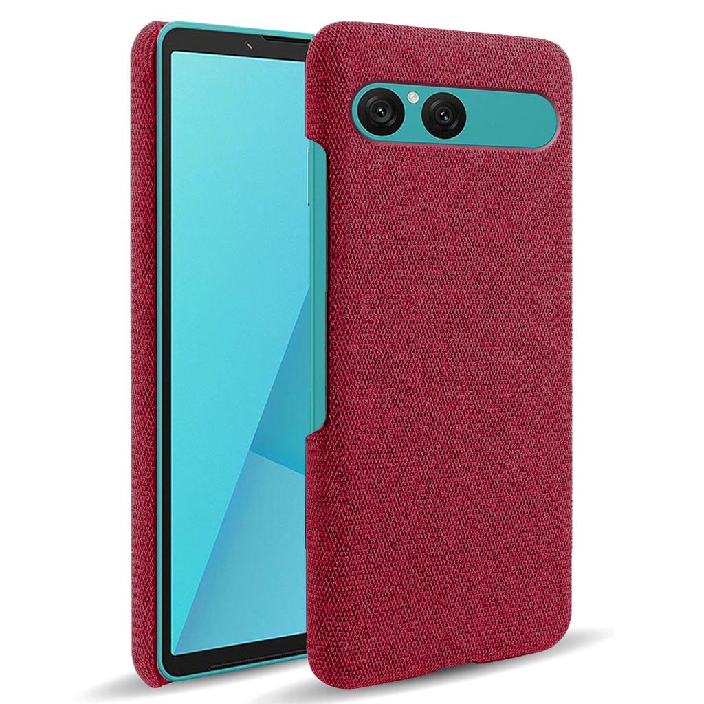 For Sony Xperia 10 VII Phone Case Cloth Texture Anti-Scratch Protective PC Back Cover