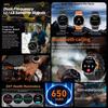 Outdoor GPS Sports Smart Watch Men Built in GPS Compass 5ATM Waterproof Bluetooth Call HD AMOLED Screen Fitness Smartwatch