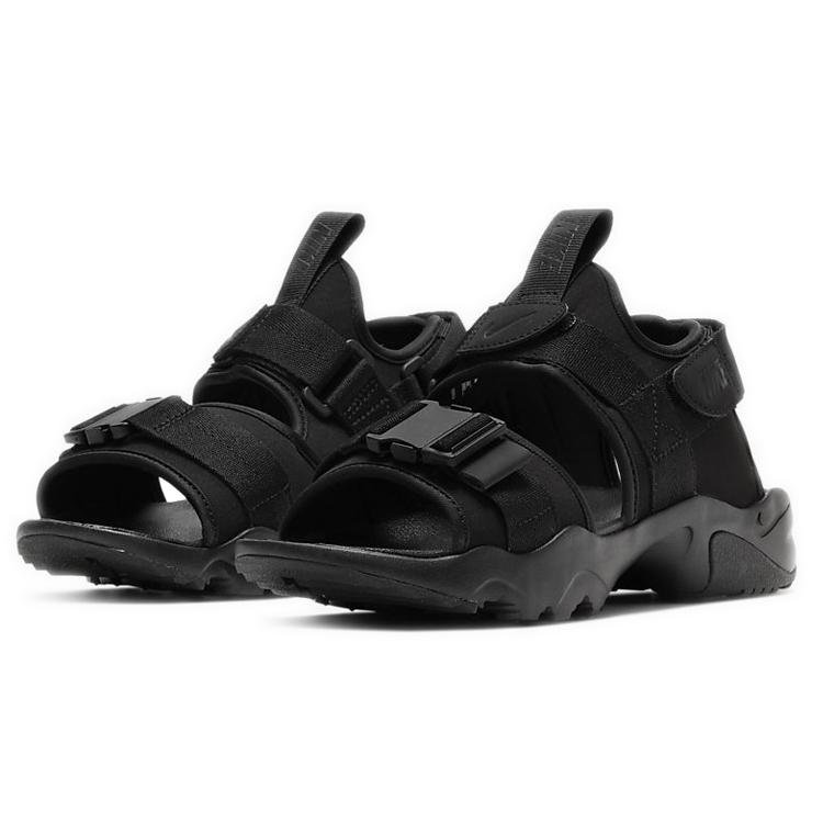 New Nike Canyon Sandal 'Triple Black' Women's CV5515-002