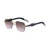 UV Protected Comfortable Durable High Quality Retro Trendy High End Designer Style No Rim Female For Both Male Sun Glasses