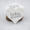 100pcs In Stock Hanging Tag German Heart Thank You Valentine's Day Kraft Paper Heart Tag Label Gift