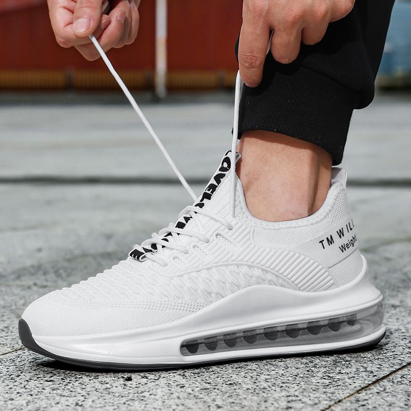 Baskets Homme Haute Qualité Blanc Chaussures de Marche Décontractées Homme Grande Taille 48 Sport Basketball Baskets Homme Chaussures Street Style Homme