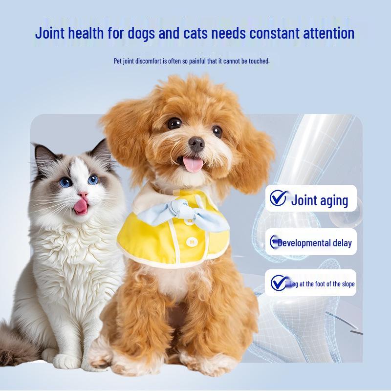 Pet Joint Comfort Calcium Tablets for Dogs & Cats - Shark Cartilage Supplement for Joint Health