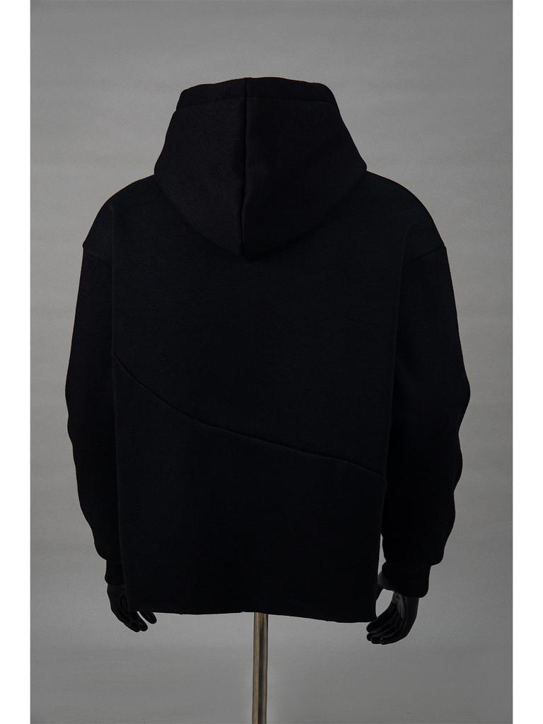Synaworld Unisex Trendy Hip Hop Letter Print Fleece Hoodie - Casual Loose Fit for Men and Women