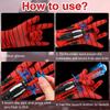 Spider Gloves Man Web Shooter for Kids, Launcher Spider Kids Plastic Cosplay Glove Hero Movie Launcher Wrist Toy Set Funny Decorate Children Funny