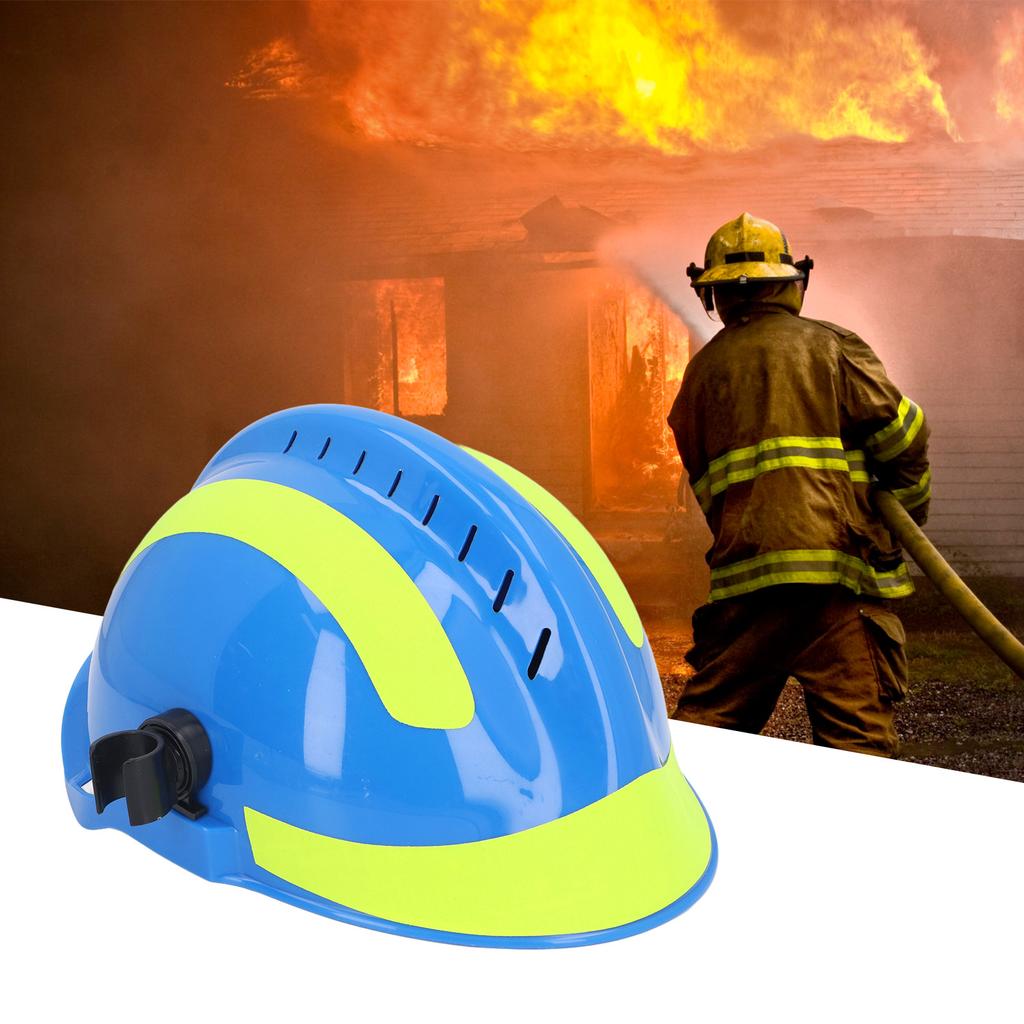 Hard Hat   Lining Heat Resistant Shock Absorbing Slotted Construction   Work Helmet