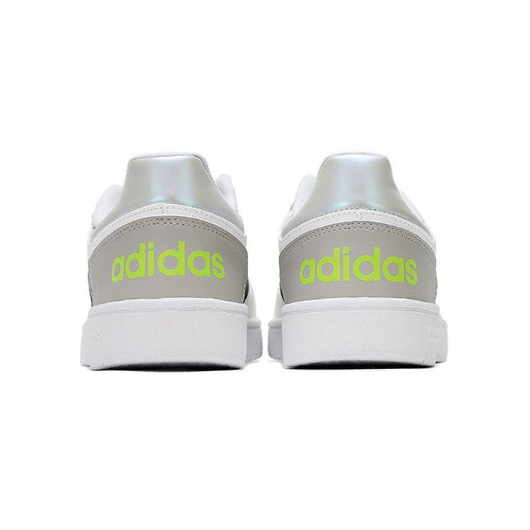 Adidas Neo Hoops 2.0 Non-Slip Shock Absorption Low-Top Skate Shoes Men Sneakers White Gray Black H01207
