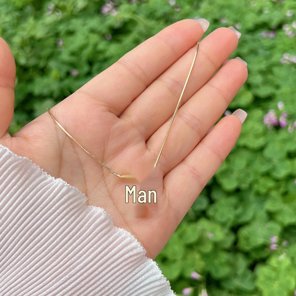 18K Gold Copper-Plated A-Z Balloon Bubble Alphabet Pendant Necklace, 2024 Stylish Glossy Design.