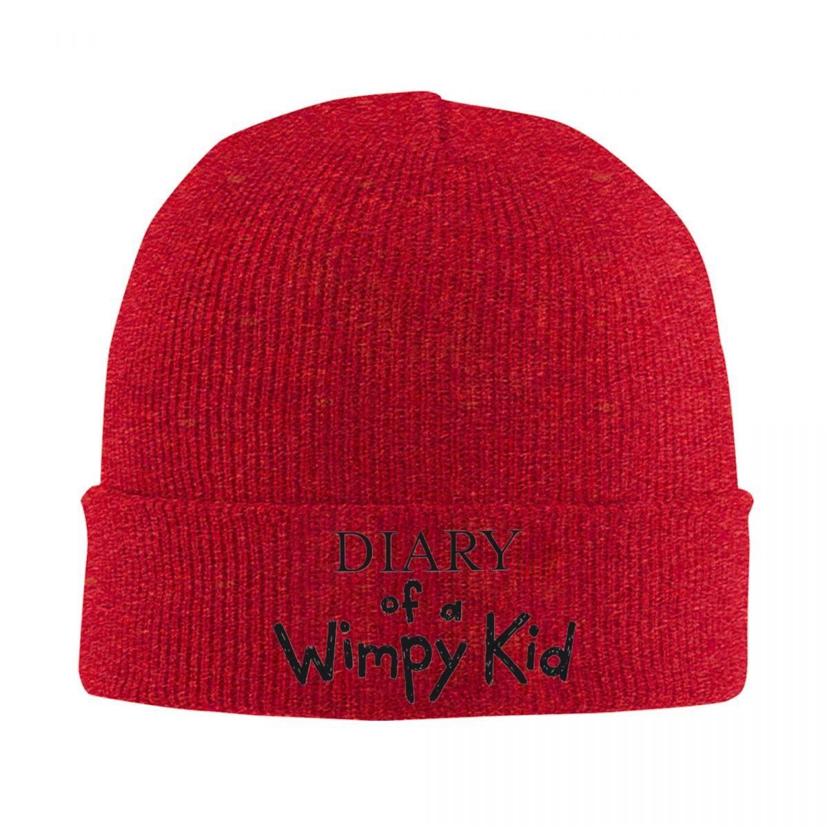 

Diary Of A Wimpy Kid Warm Knitted Cap Hip Hop Bonnet Hat Autumn Winter Outdoor Beanies Hats for Men Women Adult One Size