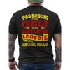 Men'S Lens Football Fan T-Shirt- French Lens Supporter Graphic Back Print With "Lens" Lettering& Fleur-De-Lis Design, Black With Yellow& Red Team