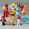 Cross 7.5-9cm Brain-dead Theft Handcrafted Figures - Brain Rot Family Game Ornaments