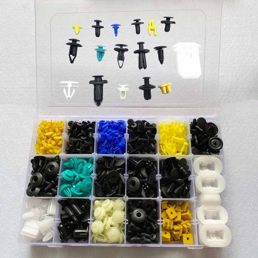 Car Door Interior Trim & Bumper Fasteners Set