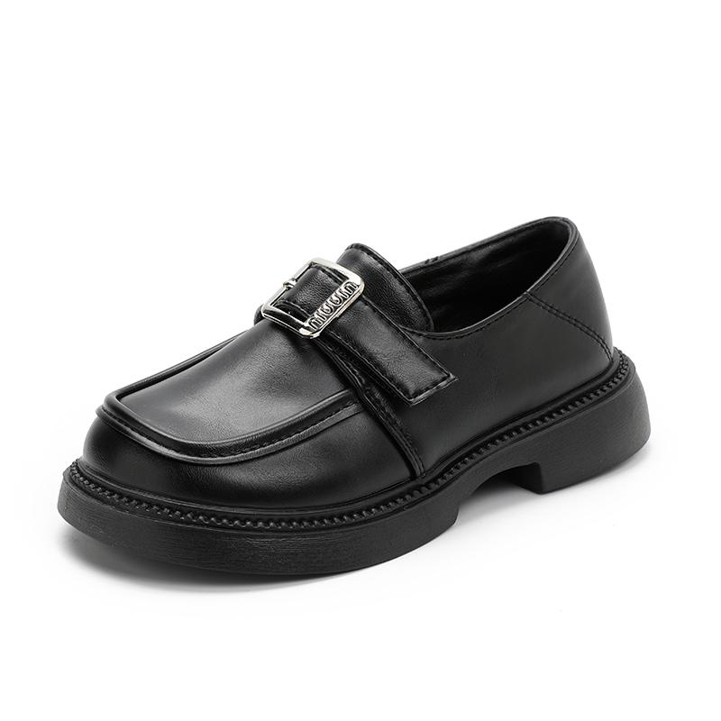 

Latest Boutique Spring Autumn Children PU Leather Shoes British Style Dress Shoes for Girls 33 чорний