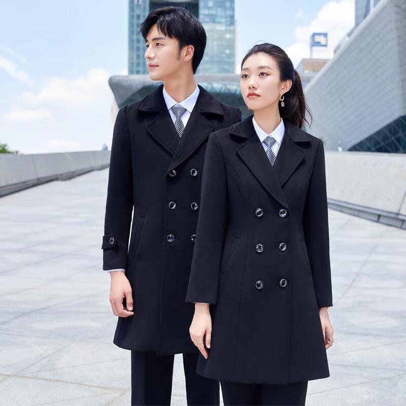 Unisex Autumn/Winter Professional Wool Blend Coat