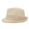 Hollow Out Breathable Shade Solid Color Men Beach Hat Sun Protection Spring Summer Outdoor Jazz Hat Straw Cap