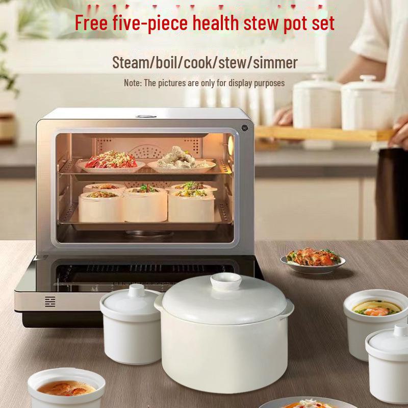 Smart Multifunctional Steaming & Baking Machine: Large-Capacity Electric Fryer & Microwave Oven