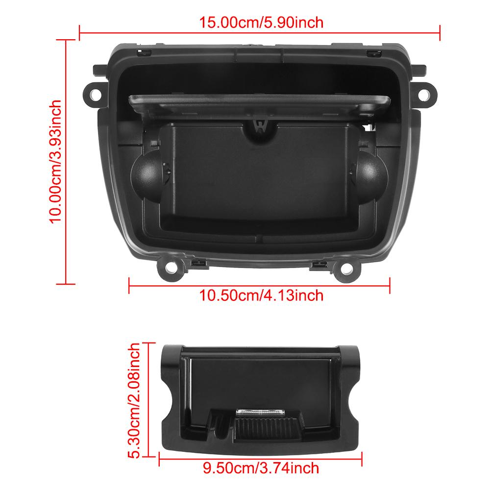 Car Storage Case Ashtray for BMW F10 F18 Serie 5 2010-2017 Automatic Covers Center Console Parts Interior Automobile Accessories