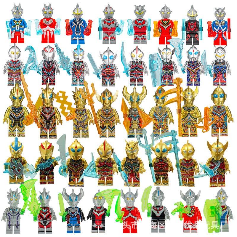 Cross-border Universe Warrior Set Small Particle Building Block Model Puzzle Children for Foreign Trade Toys