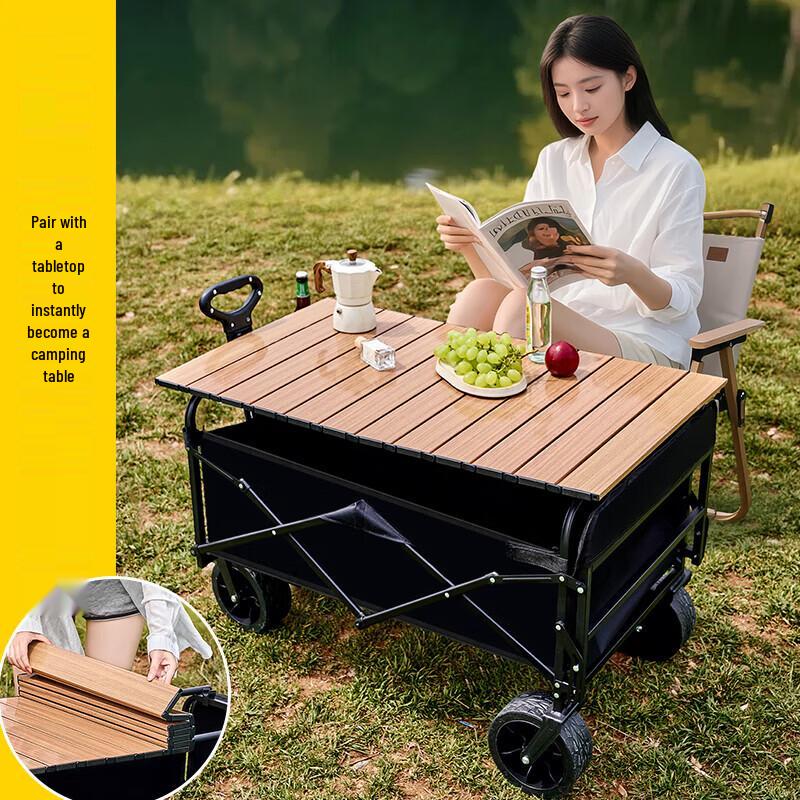 Suncojia Folding Outdoor Utility Cart