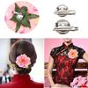 50Pcs Metal Crafting Circles for Jewelry Enthusiasts Practical Brooches and Hair Clip Accessories Jewelry Findings