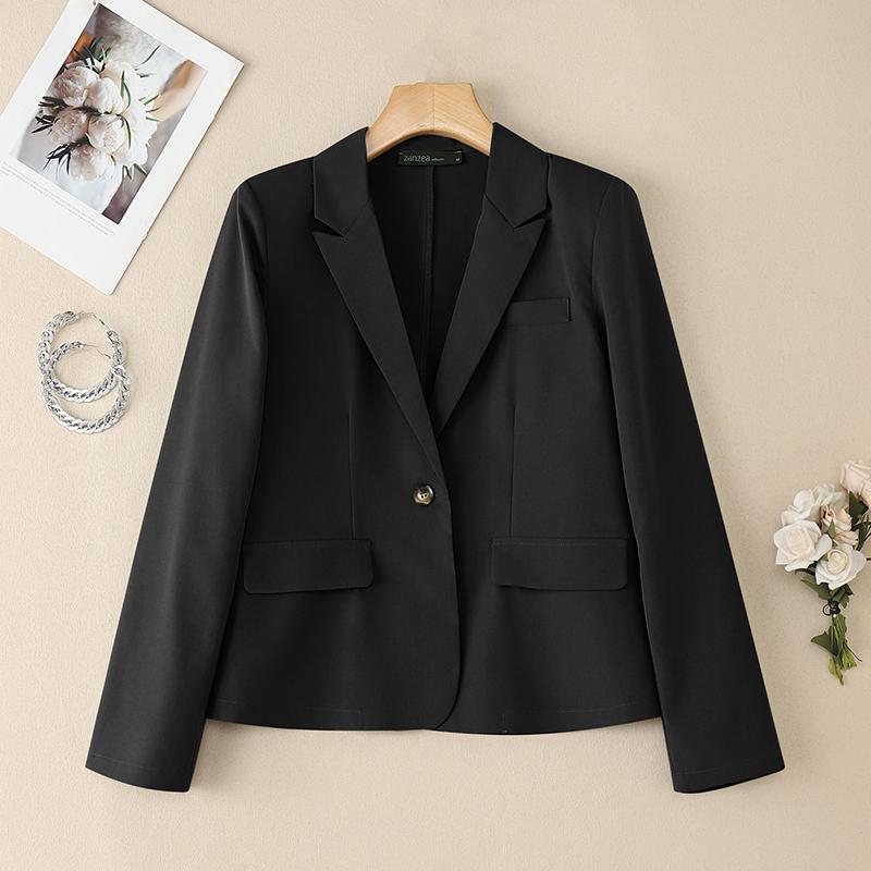 ZANZEA Cardigan Blazer Subțire Casual cu Mâneci Lungi pentru Femei