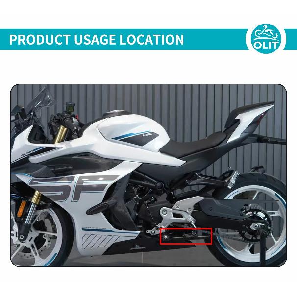 FOR CFMOTO Side Stand Assy 450SR 450SRS CF400-6 SR450 450SRS CF400-9 Kickstand Motorcycle Accessories Original Parts