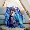 Customizable Frozen Throw Blanket – Personalized Name, All-Season Cozy Snug Blanket, Machine Washable, Personalized Blanket