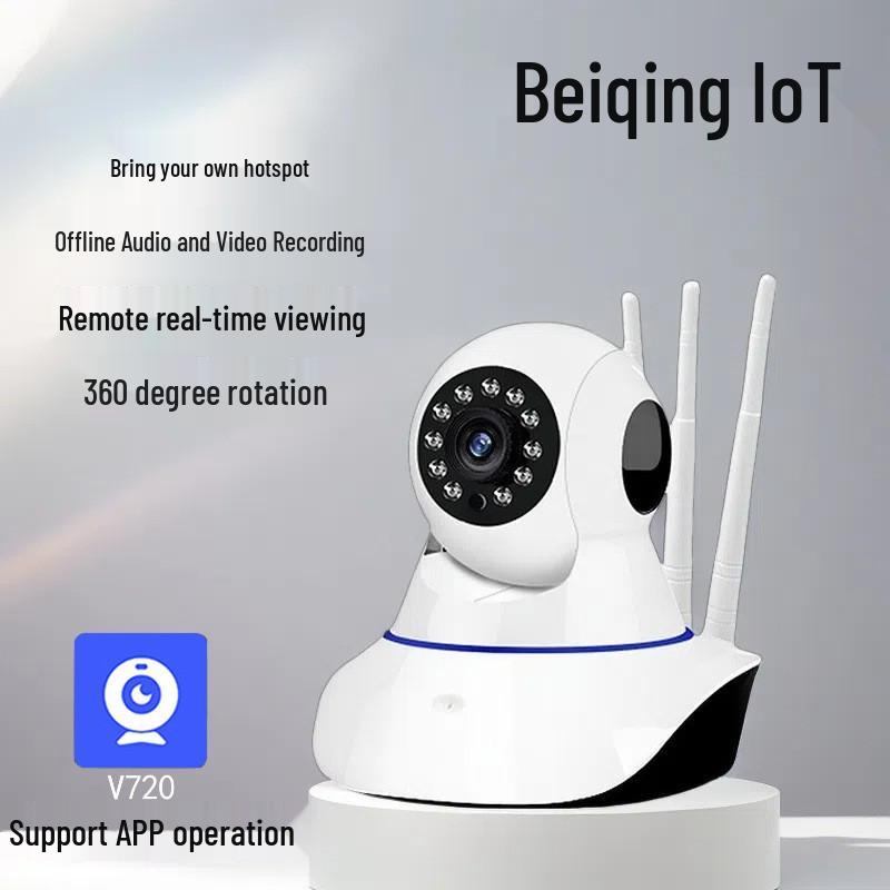 Three-Antenna V720 Infrared HD Night Vision WiFi Camera