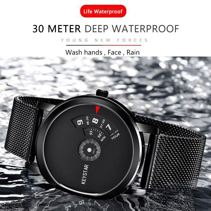 UTHAI CQ136 Simple and Fashionable Men's Watch Authentic Luminous Waterproof Steel Strip Quartz Watch Casual Clock Gift