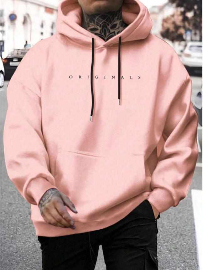 Men's High Street Casual Loose Hooded Sweatshirt - Trendy Brand, Autumn/Winter Style