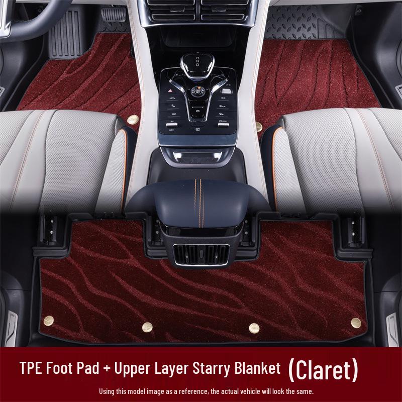 Durable Anti-Slip Floor Mats for 2020-2023 Trumpchi GS4: Scratch, Wear, and Dirt Resistant TPE Mats.