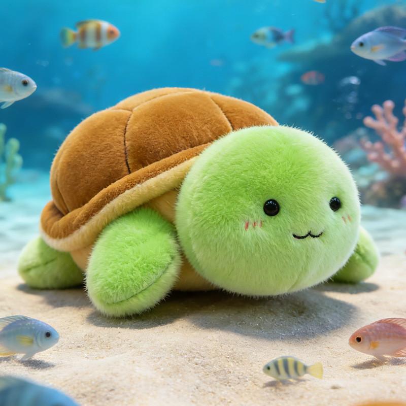 Ocean Turtle Plush Toy Hand Soft Cushion For Kids And Teens