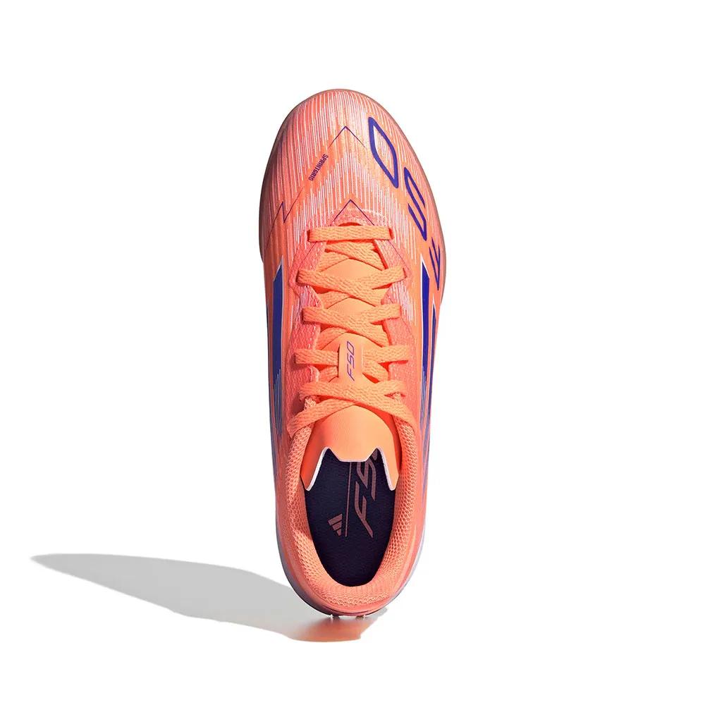 Adidas f50 league soccer shoes synthetic upper orange