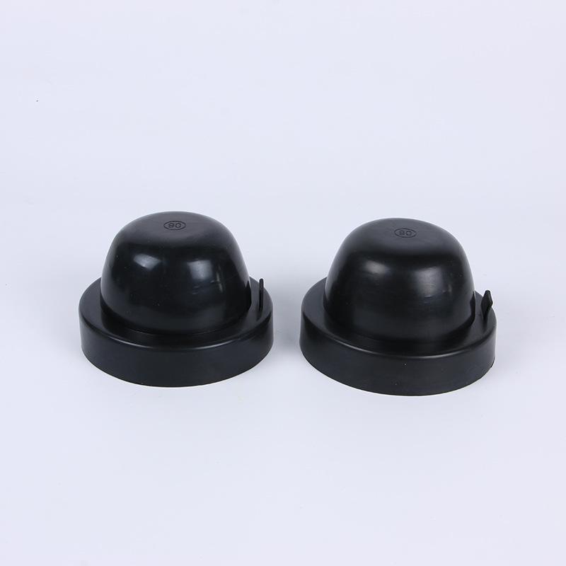 Universal Car LED Headlight Waterproof Dust Cover - Extended Sealing Style