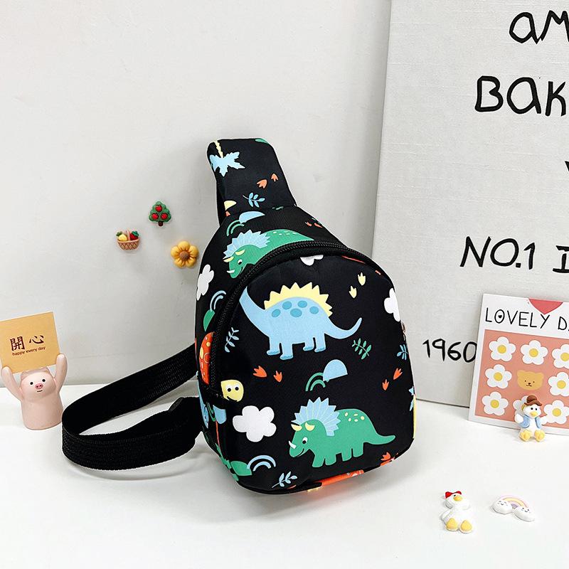 Neue Jungen und Mädchen Umhängetasche hübsche Dinosaurier Brusttasche kleine Umhängetasche niedliche Baby Bauchtasche Outdoor Reise Rucksack