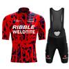 2026 Outdoor Cycling Suit Summer Cycling Clothes Men Cycling Kits MTB Bike Clothing Short Sleeve Breathable Racing Road Bicycle Cycling Jersey Sets