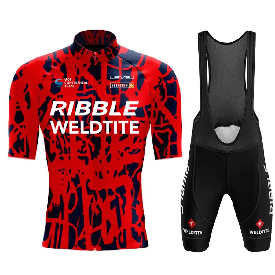 2026 Summer Breathable Cycling Suit Set Men's  Short Sleeve Racing Sport Suit Mtb Bicycle Cycling Clothing Mallot Ciclismo Hombre