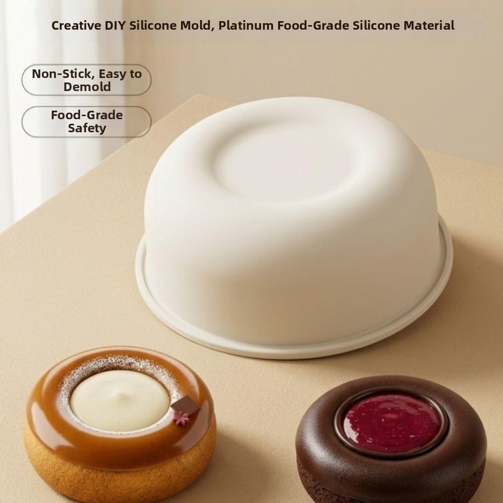 4 inch Chocolate Dessert Mold Food-Grade Silicone French Pastry Baking Mold  Pastry Making