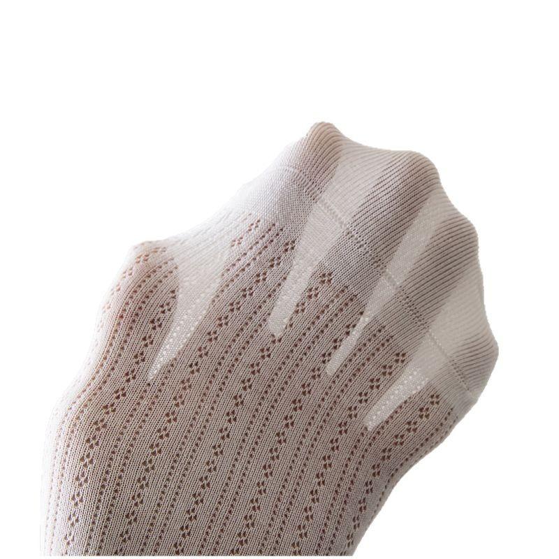 5 Pairs of New Female Spring and Summer Mesh Auricular Rimmed Boneless Pure Cotton Tube Stack Socks