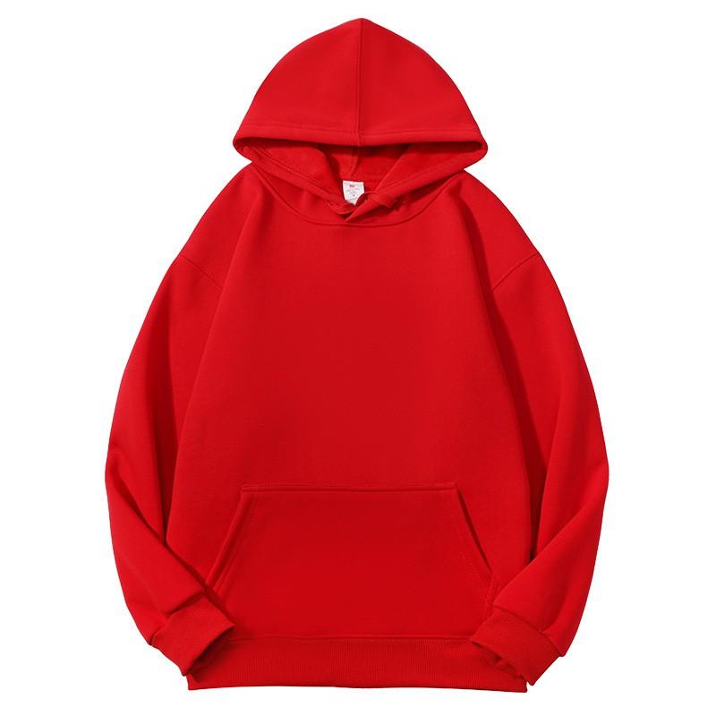 Mens Oversized Hooded Sweatshirt 400g Heavyweight Fleece Lined Cotton Blend Pullover Winter Casual Wear