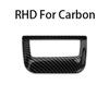 Carbon Fiber Texture Front lamp Switch Button Cover Trim Frame For Kia Stinger 2018 2019 2020 2021 2022 2023