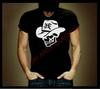 Heroes Del Silencio Bunbury Totenkopf T-Shirt 100% Baumwolle Schwarz Weiß Design
