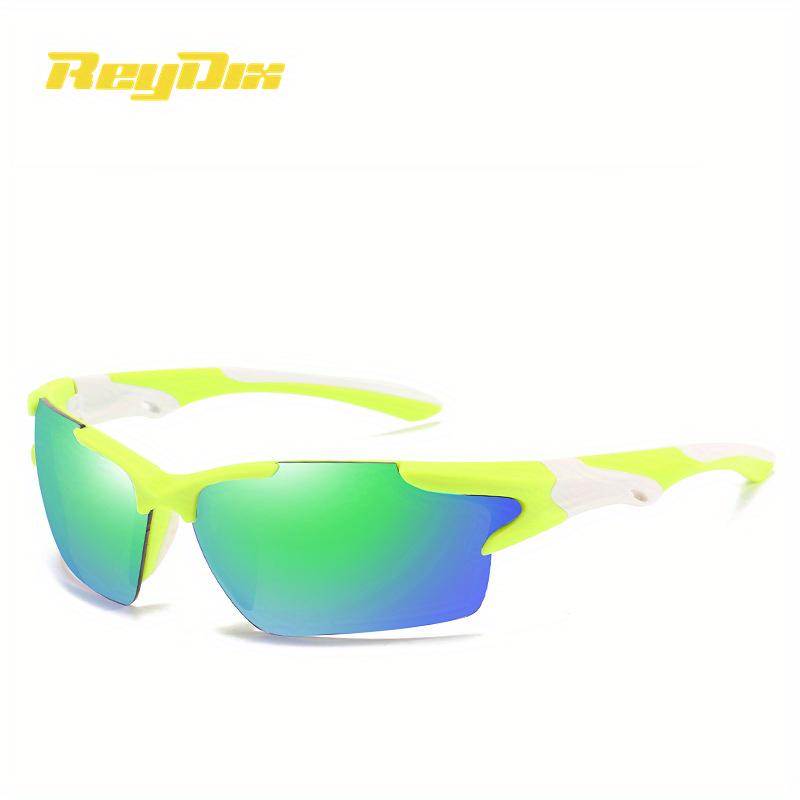 

Солнцезащитные очки ReyDix унисекс в квадратной оправе из материала TR90, цветная пленка, солнцезащитные очки для занятий спортом на открытом воздухе, UV400 зелёный