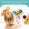 Pack of 3 Baby Fidget Rotating Bath Toys - Colorful Windmill Spinner for Sensory Learning and Bathtime Fun