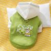Pet Dog Cat Warm Fleece Outfit With 3D Ears Winter Coat Small Pets
