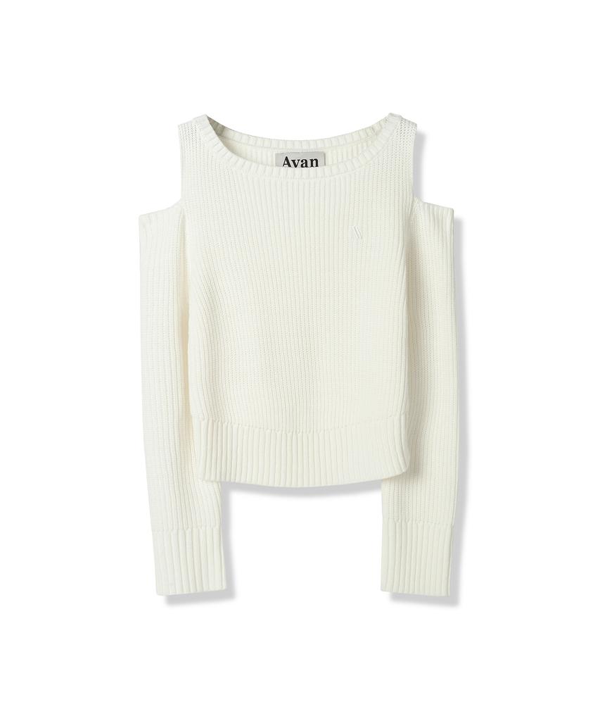 AVANDRESS Noga Shoulder Cut-Out Knit Black