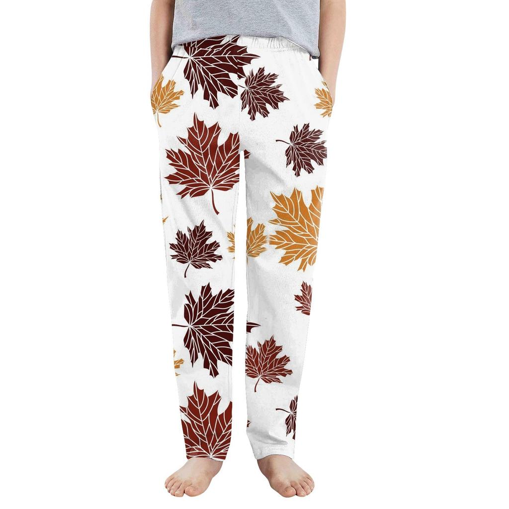 Kids' Casual Pants - Solid Color Sport Pants With Pockets