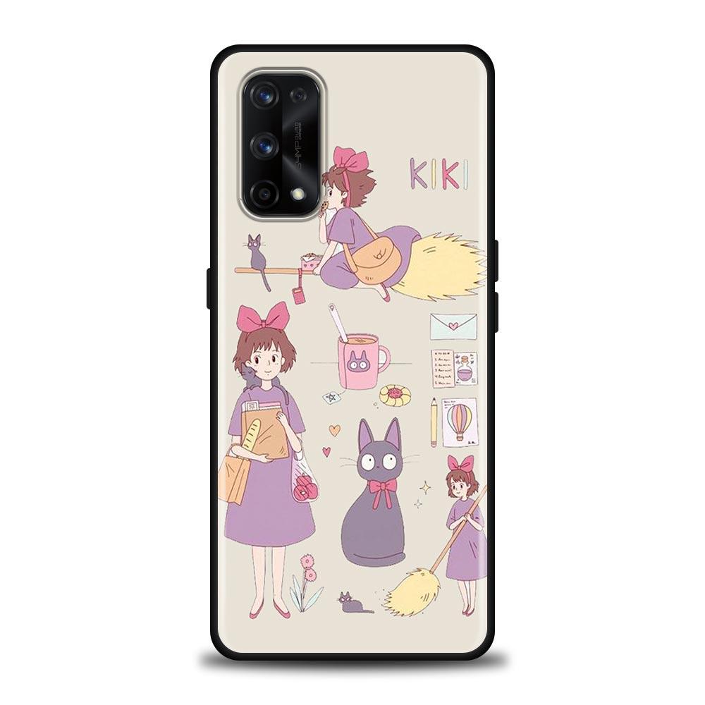 Husă de Telefon Desene Animate Spirited Away Totoro Pentru Oppo Realme 8i 8 9 7 6 Pro 9i 7i 5i 6i XT 8Pro 8i 5G Huse Husă Moale Miyazaki Anime