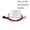 Hot 1-3W 4-5W 4-7W 8-12W 18-24W LED Constant Current Driver 85-265V Power Supply Output 300mA External Drive For LED Downlight